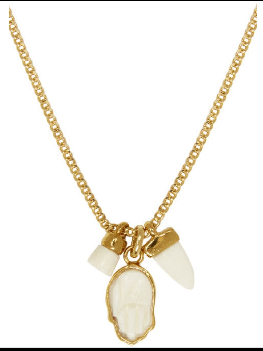 ISABEL MARANT Gold It's All Right Necklace